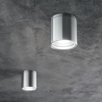 Ideal Lux - Наружный точечный светильник GUN 1xGU10/28W/230V, диаметр 11 см, IP55, серый