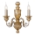Ideal Lux - Настенная лампа FIRENZE 2xE14/40W/230V золотистый