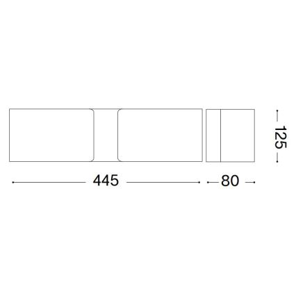 Ideal Lux - Настенный светильник CLIP 2xE27/60W/230V коричневый
