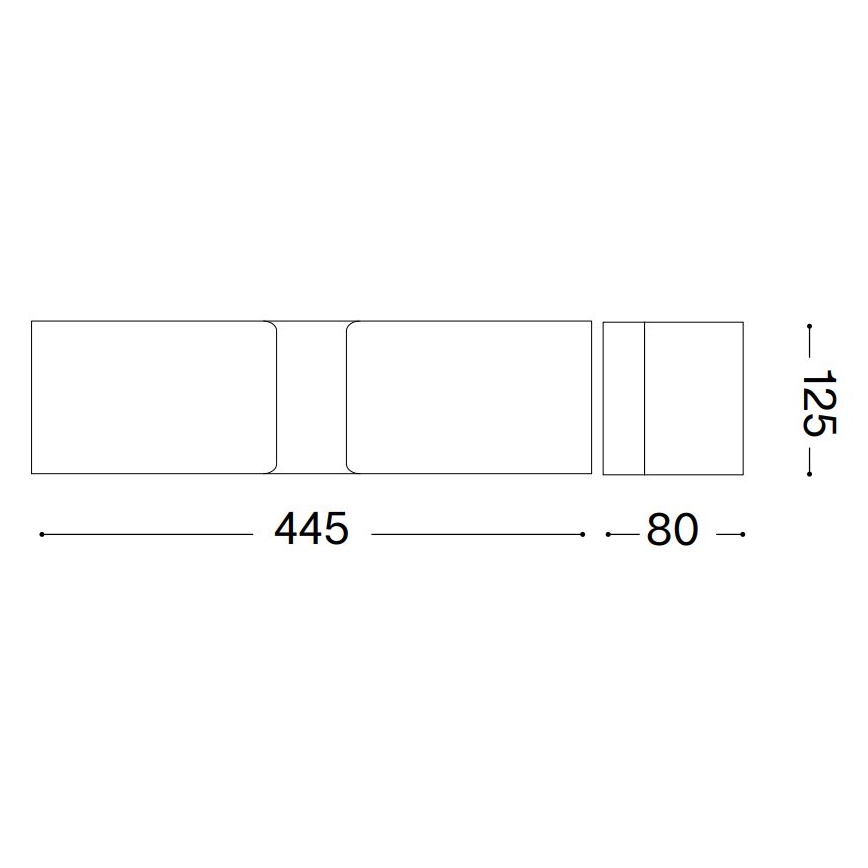 Ideal Lux - Настенный светильник CLIP 2xE27/60W/230V коричневый