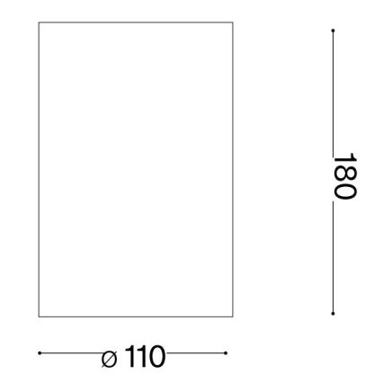 Ideal Lux - Настенный светильник FLASH 1xG9/40W/230V белый