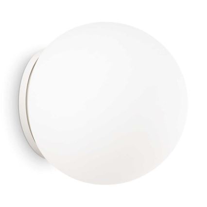 Ideal Lux - Настенный светильник MAPA 1xE27/42W/230V Ø 30 см белый