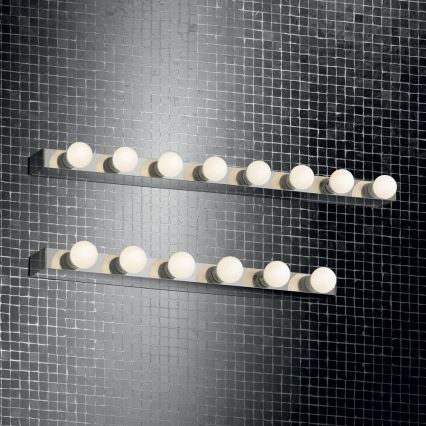 Ideal Lux - Настенный светильник PRIVE 6xE14/40W/230V блестящий хром