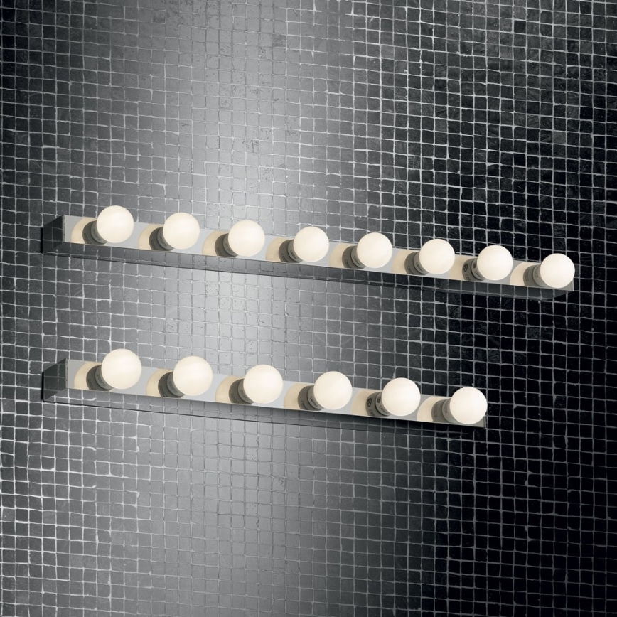 Ideal Lux - Настенный светильник PRIVE 6xE14/40W/230V блестящий хром
