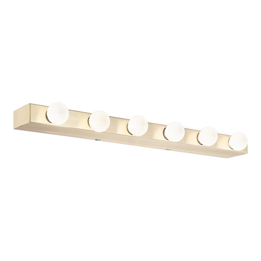 Ideal Lux - Настенный светильник PRIVE 6xE14/40W/230V латунь