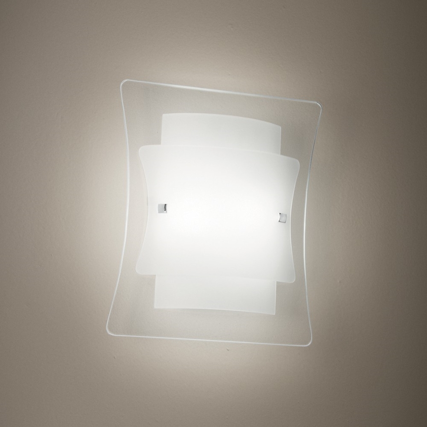 Ideal Lux - Настенный светильник TRIPLO 1xE27/60W/230V прозрачный