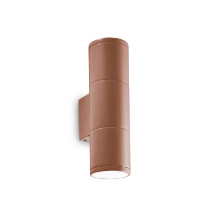Ideal Lux - Настенный уличный светильник GUN 1xGU10/35Вт/230В 21 см IP44 коричневый
