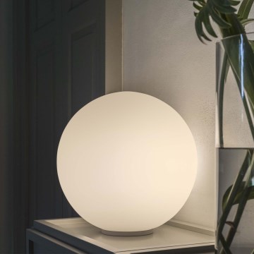 Ideal Lux - Настільна лампа MAPA 1xE27/42W/230V діаметром 40 см біла