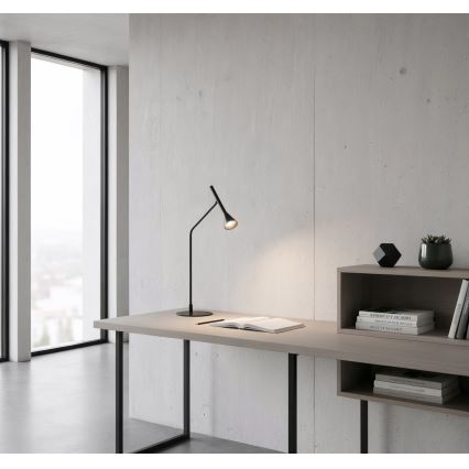 Ideal Lux - Сенсорна настільна LED лампа з регулюванням яскравості DIESIS LED/6,5W/230V CRI 90 чорний