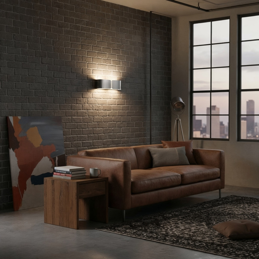 Ideal Lux - Настінний світильник CLIP 2xE27/60W/230V глянцевий хром