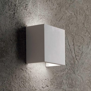 Ideal Lux - Настінний світильник FLASH GESSO 1xG9/40W/230V білий