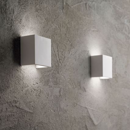 Ideal Lux - Настінний світильник FLASH GESSO 1xG9/40W/230V білий