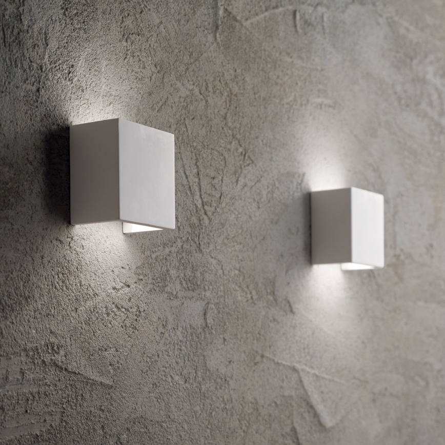 Ideal Lux - Настінний світильник FLASH GESSO 1xG9/40W/230V білий