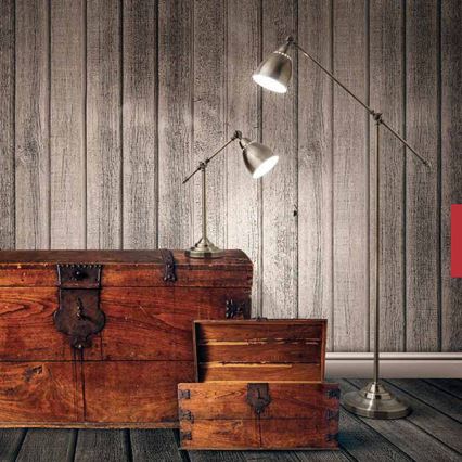 Ideal Lux - Настінний світильник NEWTON 1xE27/42W/230V бронзовий