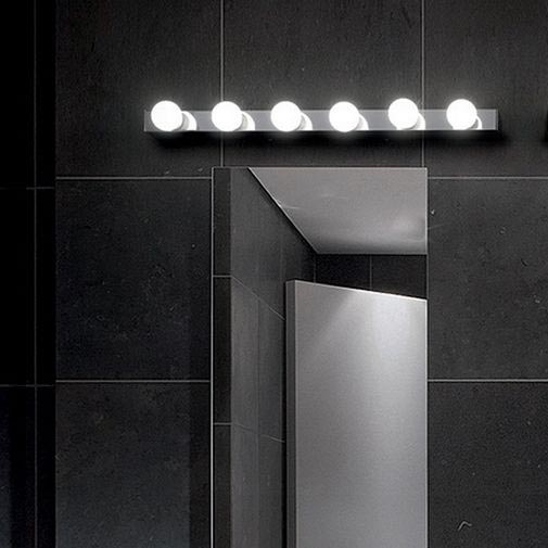 Ideal Lux - Настінний світильник PRIVE 6xE14/40W/230V глянцевий хром