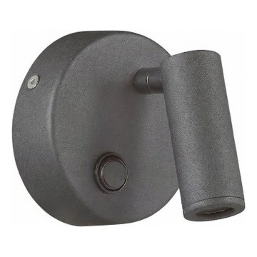 Ideal Lux - настінний точковий світильник PAGE LED/3W/230V CRI 90 чорний