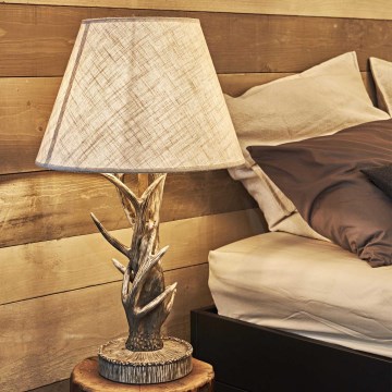 Ideal Lux - Настольная лампа CHALET 1xE27/60W/230V рога