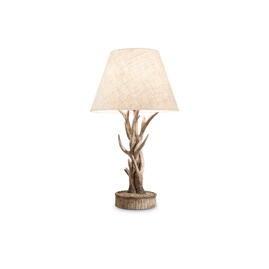 Ideal Lux - Настольная лампа CHALET 1xE27/60W/230V рога