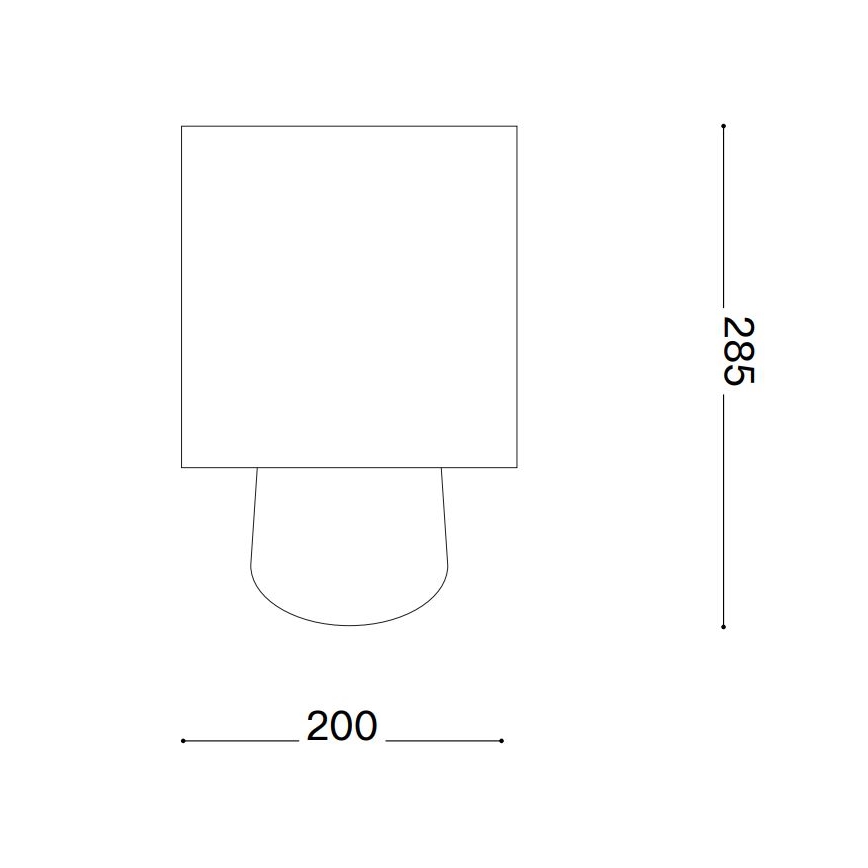 Ideal Lux - Настольная лампа KALI 1xE14/40W/230V керамика/кремовый/бежевый