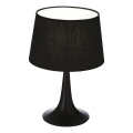 Ideal Lux - Настольная лампа LONDON 1xE27/60W/230V черная