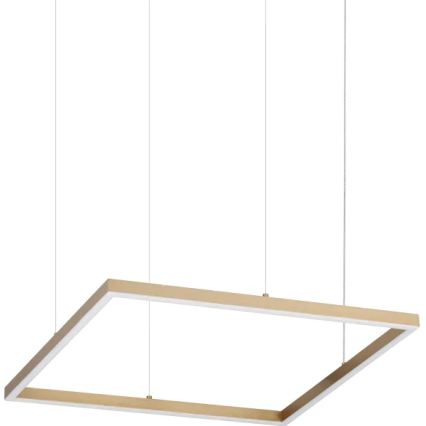 Ideal Lux - LED підвісна люстра на тросі ORACLE SLIM LED/33W/230V 3000K CRI 90 50x50 см золота