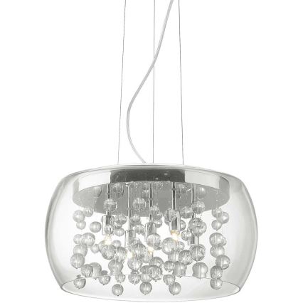 Ideal Lux - Підвісна люстра AUDI 5xG9/40W/230V прозорий