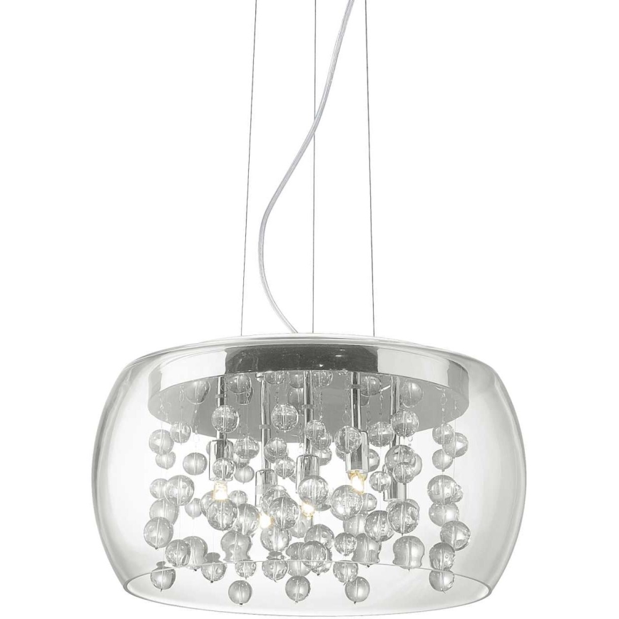 Ideal Lux - Підвісна люстра AUDI 5xG9/40W/230V прозорий