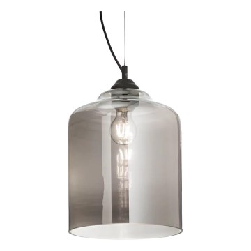 Ideal Lux - Підвісна люстра BISTRO 1xE27/60W/230V діаметр 24 см димчастий