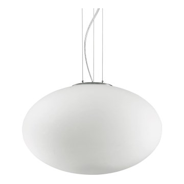 Ideal Lux - Підвісна люстра CANDY 1xE27/42W/230V діаметр 40 см білий