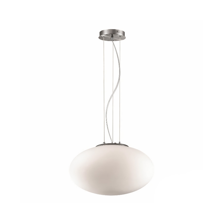 Ideal Lux - Підвісна люстра CANDY 1xE27/42W/230V діаметр 40 см білий