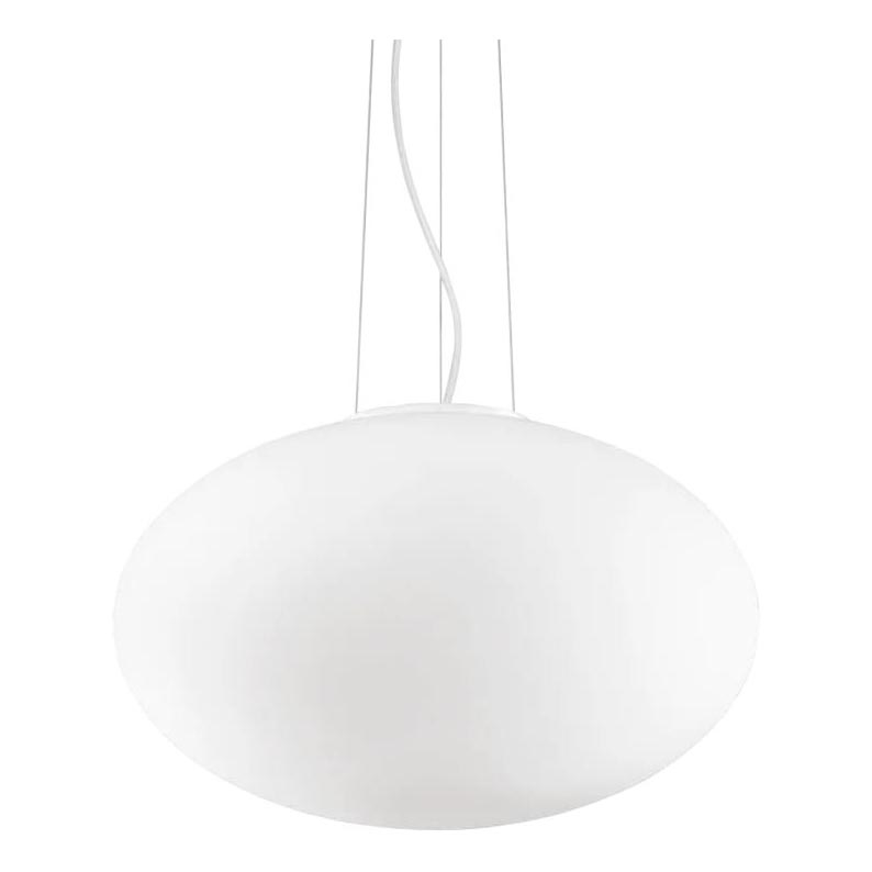 Ideal Lux - Підвісна люстра CANDY 1xE27/42W/230V діаметр 50 см білий