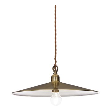 Ideal Lux - Підвісна люстра CANTINA 1xE27/42W/230V діаметр 35 см бронза