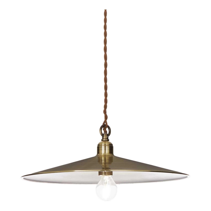 Ideal Lux - Підвісна люстра CANTINA 1xE27/42W/230V діаметр 35 см бронза