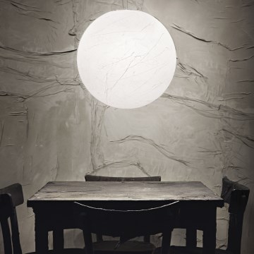 Ideal Lux - Підвісна люстра CARTA 1xE27/25W/230V діаметр 40 см білий