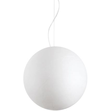Ideal Lux - Підвісна люстра CARTA 1xE27/25W/230V діаметр 50 см білий