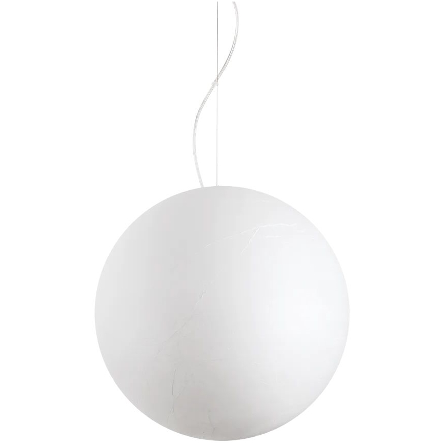 Ideal Lux - Підвісна люстра CARTA 1xE27/25W/230V діаметр 50 см білий