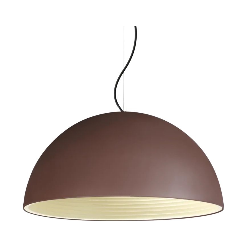 Ideal Lux - Підвісна люстра FOLK 1xE27/60W/230V діаметр 50 см коричневий
