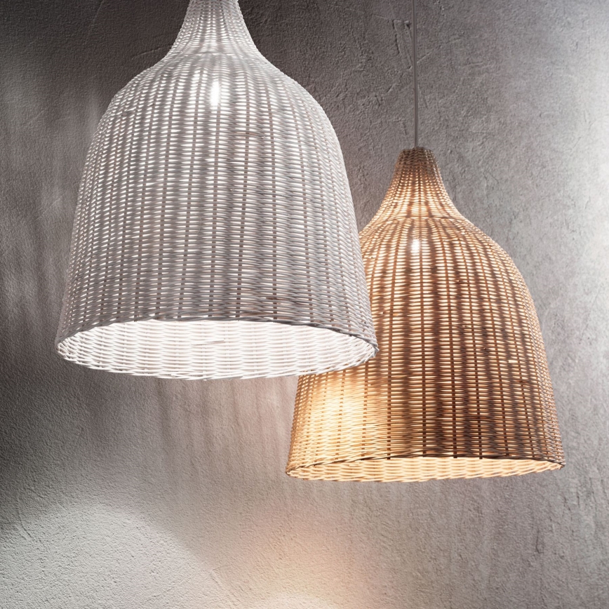 Ideal Lux - Підвісна люстра HAUNT 1xE27/60W/230V діаметр 35 см бежевий