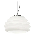 Ideal Lux - Підвісна люстра KARMA 1xE27/60W/230V діаметр 39 см білий