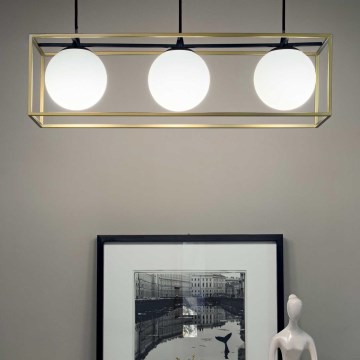 Ideal Lux - Підвісна люстра LINGOTTO 3xE14/28W/230V