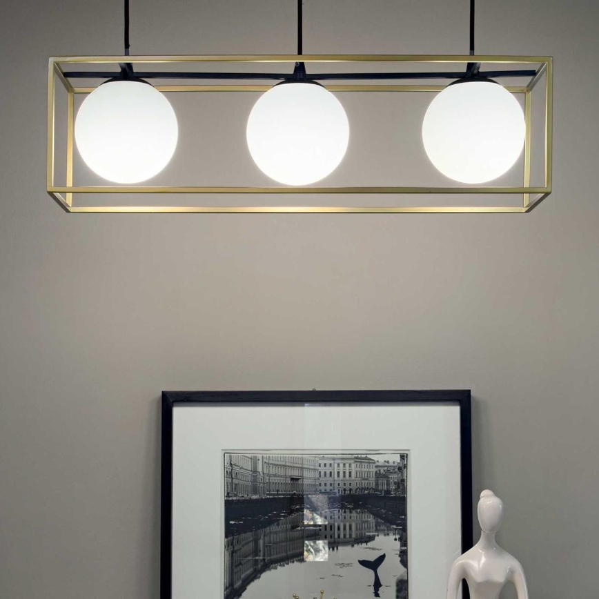 Ideal Lux - Підвісна люстра LINGOTTO 3xE14/28W/230V