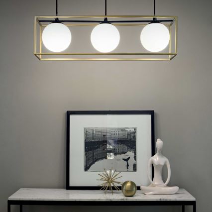 Ideal Lux - Підвісна люстра LINGOTTO 3xE14/28W/230V