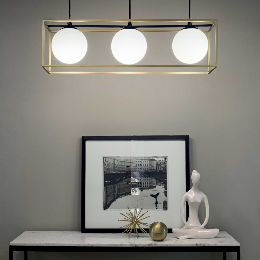 Ideal Lux - Підвісна люстра LINGOTTO 3xE14/28W/230V