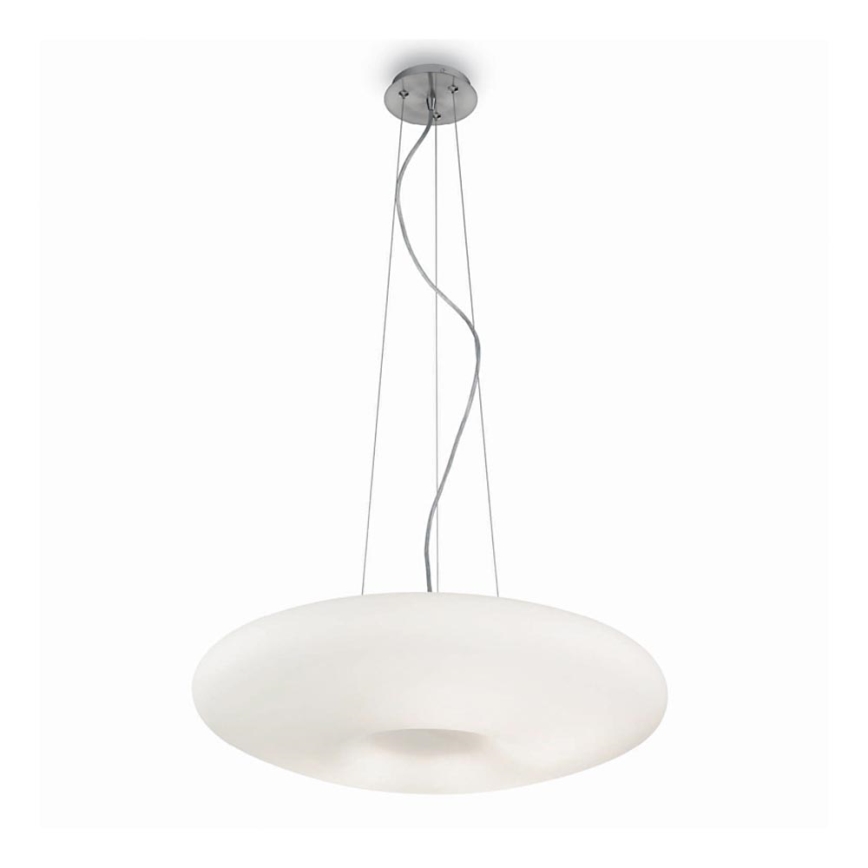 Ideal Lux - Підвісна люстра на тросі GLORY 3xE27/60W/230V, діаметр 50 см, біла