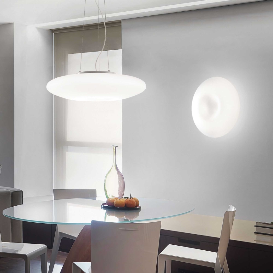 Ideal Lux - Підвісна люстра на тросі GLORY 3xE27/60W/230V, діаметр 50 см, біла