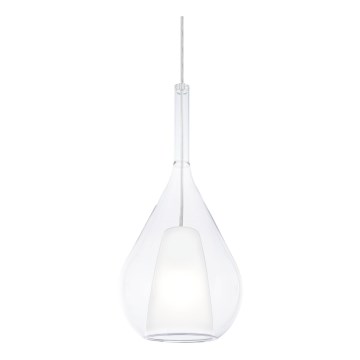 Ideal Lux - Підвісна люстра на тросі KALIQUE 1xE27/42W/230V діаметр 18 см прозора