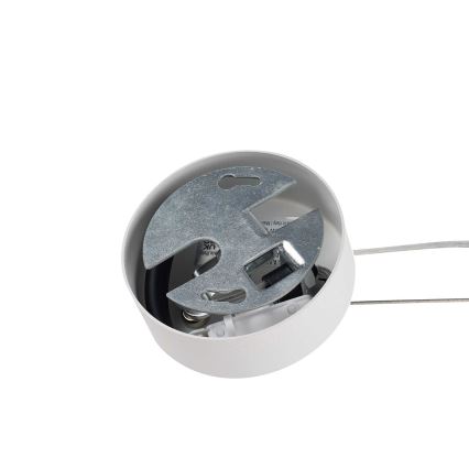 Ideal Lux - Підвісна люстра на тросі MAPA 1xE27/42W/230V, діаметр 30 см, біла