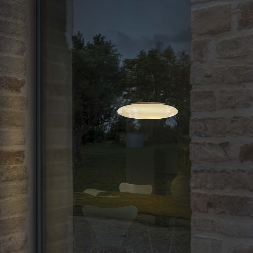 Ideal Lux - Підвісна люстра на тросі SMARTIES 5xE27/42W/230V діам. 60 см біла