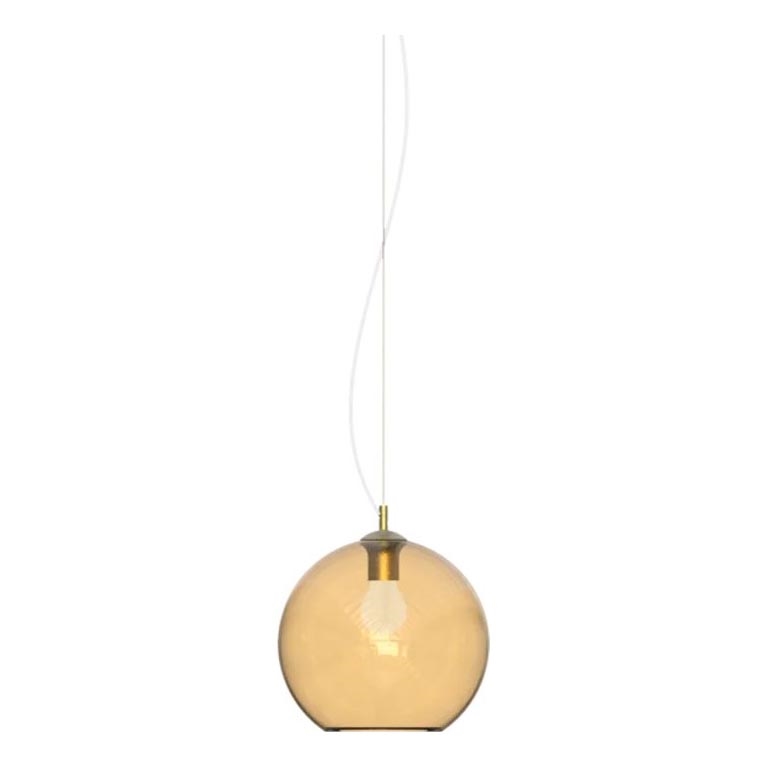 Ideal Lux - Підвісна люстра NEMO 1xE27/42W/230V діаметр 20 см бежевий
