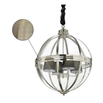 Ideal Lux - Підвісна люстра WORLD 4xE14/40W/230V
